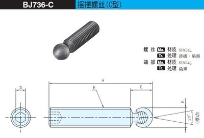 【供应IMAO摇摆螺丝BJ736系列,摇摆螺丝结构,耐思特摇摆螺丝】价格,厂家,图片,其他紧固件、连接件,南京耐思特机电设备 南京销售部-马可波罗网